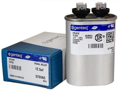 Z97F5459-12.5 uf MFD 370 Volt VAC - GE Oval Run Capacitor